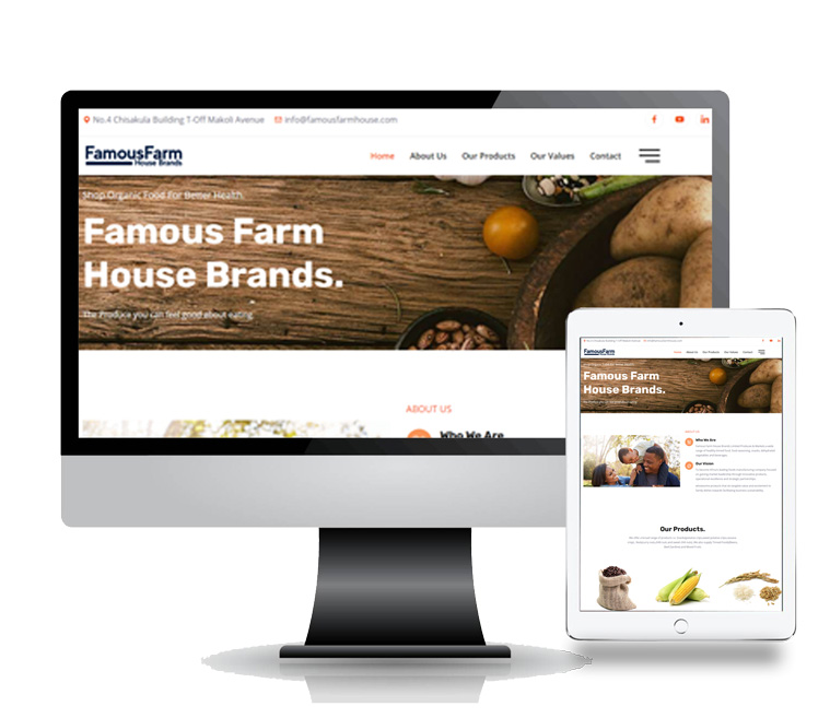 Famous Farm house website